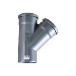 Тройник внутренней канализации LAMMIN 110х110/45 градусов Lm35091011045 (артикул 16237517) – фото 1