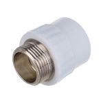 Комбинированная муфта VALFEX PP-R белая, 32х1 дюйма НР 10130032 127-0243 (артикул 16164165) – фото 1