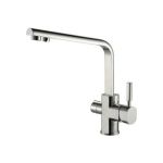 Смеситель для кухни под фильтр KAISER Decor боковой O35 серебро 40144-5 (артикул 17596560) – фото 1