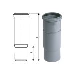 Муфта компенсационная однораструбная HTL 40 Ostendorf 111800 (артикул 15541017) – фото 1