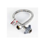 Подводка для воды PROFACTOR LUXE с полимерным покрытием, в/в 1/2, 100 см PF WFH 523.100 (артикул 20430028) – фото 1