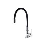 Смеситель для кухни LEDEME гибкий шланг, черный/хром L4898-2 808289 (артикул 16107796) – фото 1