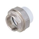 Комбинированная муфта VALFEX PP-R белая, разъем 32х1 дюйма ВР 10155025 127-0215 (артикул 16164166) – фото 1