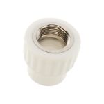 Комбинированная муфта VALFEX PP-R белая, 25х3/4 дюйма ВР 10129025 127-0235 (артикул 16164167) – фото 1