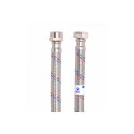 Подводка для воды MATEU ГИГАНТ 3/4"", 0.4 м, гайка-штуцер, нержавеющая сталь, 16 БАР, d13 13644 (артикул 16208116) – фото 1