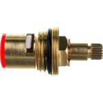 Керамическая кран-букса Профсан ПСМ 1/2"", 20 шлицов 2 резьбы PSM-1291-20 (артикул 19905886) – фото 1