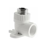 Комбинированный отвод PP-R SLT AQUA с креплением, НР 25х1/2 SLTFY7251 (артикул 19765000) – фото 1