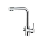 Смеситель для кухни LEDEME L4055-3 с гайкой 808270 (артикул 16108121) – фото 1