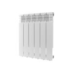 Алюминиевый радиатор ROMMER Profi 500 AL500-80-80-100 6 секций RAL9016 82483 (артикул 15836501) – фото 1