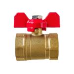 Шаровой кран ProfECO 1 ВР-ВР, муфтовый, бабочка, Ду25, Ру20 11Б27п1 PE-1FFB (артикул 18296545) – фото 1