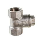 Прямой фильтр Valtec мини внутренняя-внутренняя резьба 1/2" VT.385.N.04 (артикул 16007830) – фото 1