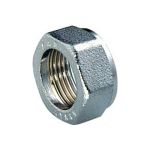 Хромированная накидная гайка 3/4" для вентилей 1/2" FAR FC 8260 34 (артикул 15785781) – фото 1