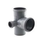 Двухплоскостная крестовина ПОЛИТЭК 110x110x50/87,5 градусов, правая 1201104 (артикул 16953049) – фото 1