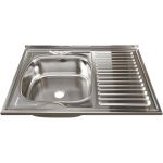Мойка mixline 60х80х16 см, 0.4, левый выпуск 1 1/2 527970 (артикул 16615928) – фото 1