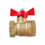 Шаровой для воды VALFEX 3/4"" ВР/ВР ручка-бабочка, латунный 11Б27фт1М VF.217.LB1.034.Bir (артикул 20957757) – фото 1