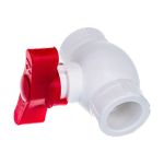 Кран шаровой RTP бабочка КРАСНЫЙ D20 мм 14976 (артикул 16498090) – фото 1