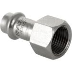 Соединитель VALTEC нержавеющая сталь, с внутренней резьбой 22х3/4 VTi.902.I.002205 (артикул 16008627) – фото 1