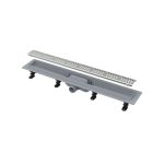 Водоотводящий желоб Alca Plast APZ10-850M Simple с порогами для перфорированной решетки 00022308 (артикул 16470510) – фото 1