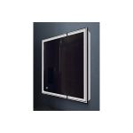 Зеркало шкаф MIXLINE ""Мелис"" 700x800 ШВ, левый, сенсорный выключатель, светодиодная подсветка 547081 (артикул 19458348) – фото 1