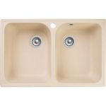 Мойка GRANFEST QUARZ 2 чаши, 740х480 мм, бежевый 15 бежевый (артикул 16220758) – фото 1