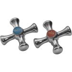 Маховик mixline крест ML10, металл, блистер, пара, 24 шлица 526782 (артикул 16613906) – фото 1