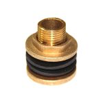Сливной штуцер LEXLINE 3/4 латунь 525733 (артикул 16615286) – фото 1