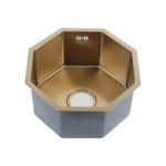 Мойка MELANA Octavia Profline 1.2/200, золото, врезная, фигурная D400G золото (артикул 16879669) – фото 1
