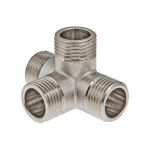 Двухплоскостная крестовина 1/2 нар. Valtec VTr.661.N.0004 (артикул 15637870) – фото 1