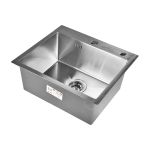 Кухонная мойка из нержавеющей стали WISENT 5044 50x44 см, с дозатором WS35044/W405A/WGER010 (артикул 21211234) – фото 1