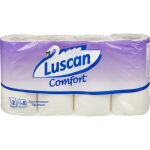 Туалетная бумага Luscan Comfort 2 слоя, белая, 8 рулонов 396250 (артикул 17608224) – фото 1