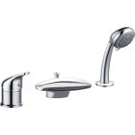 Смеситель на борт ванны Aquanet AF111-63B Practic2 хром 00216780 (артикул 16264456) – фото 1