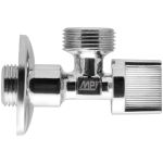 Шаровый угловой кран с отражателем TRm 1/2"х3/4" н/н хром ИС.080358 (артикул 15529201) – фото 1