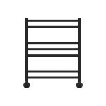 Водяной полотенцесушитель Lemark Unit П7 LM45607BL 500x600, черный LM45607BL (артикул 16422060) – фото 1