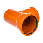 Тройник для наружной канализации RTP D 110х110 мм, 87 град 36511 (артикул 16183824) – фото 1