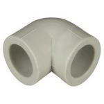 Угольник VALFEX PP-R серый, 50 мм, 90 градусов 10108050Г 127-0478 (артикул 16226095) – фото 1