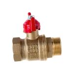 Латунный шаровой кран для воды VALFEX OPTIMA 3/4" ВР/НР ручка-бабочка 11Б27фт1М VF.218.L0B1.034.Bir (артикул 20957235) – фото 1