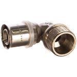 Угольник пресс с переходом на наружную резьбу 20х3/4 Valtec VTm.253.N.002005 (артикул 15637778) – фото 1