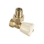 Клапан регулирующий угловой компактный (1/2") Valtec VT.007.LN.04 78043 (артикул 15508303) – фото 1