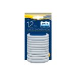 Кольца для штор Bath Plus 12 шт. белые AK-06 (артикул 19991932) – фото 1