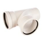 Тройник Rehau 87 110 110 PP полипропилен max flow ст.арт.121374-001 11230051001 (артикул 15952537) – фото 1