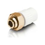 Муфта Blue Ocean с накидной гайкой, евроконус, 20х3/4 PPRF/REC(W)-20х3/4"" (артикул 16572908) – фото 1