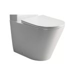Напольная пристенная чаша унитаза Ceramica Nova HIGHLIGHT Rimless CN1802-B (артикул 17759968) – фото 1