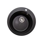 Кухонная мойка GranAlliance GA-11 черный GA-11-308 (артикул 17545842) – фото 1