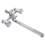 Смеситель для ванны ROEGEN 1/2"" м/к, плоский излив RR120B (артикул 16198423) – фото 1