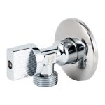Угловой шаровой кран PROFACTOR NEW PF CHROME н/н 1/2 дюйма х 1/2 дюйма PF BAV 357 (артикул 19797034) – фото 1