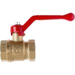 Латунный шаровой кран для воды VALFEX OPTIMA 3/4" ВР/ВР ручка-рычаг 11Б27фт1М VF.214.L0R1.034.Bir (артикул 20957199) – фото 1