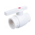 Шаровый кран VALFEX PP-R OPTIMA белый, 40 мм 10145040 007-8306 (артикул 16164315) – фото 1