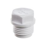 Заглушка Blue Ocean полипропиленовая, резьбовая НР - 1/2 PPRF/SCAPM(W) - 1/2"" (артикул 16580330) – фото 1
