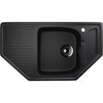 Кухонная мойка GreenStone GRS-10 цвет: черный GRS-10-308 (артикул 17989639) – фото 1