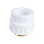 Комбинированная муфта Blue Ocean полипропиленовая, ВР - 40x1 под ключ PPRF/HTIA(W)-40х1"" (артикул 16572296) – фото 1